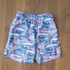 Vineyard Vines Multicolor Fish Print Swim Shorts